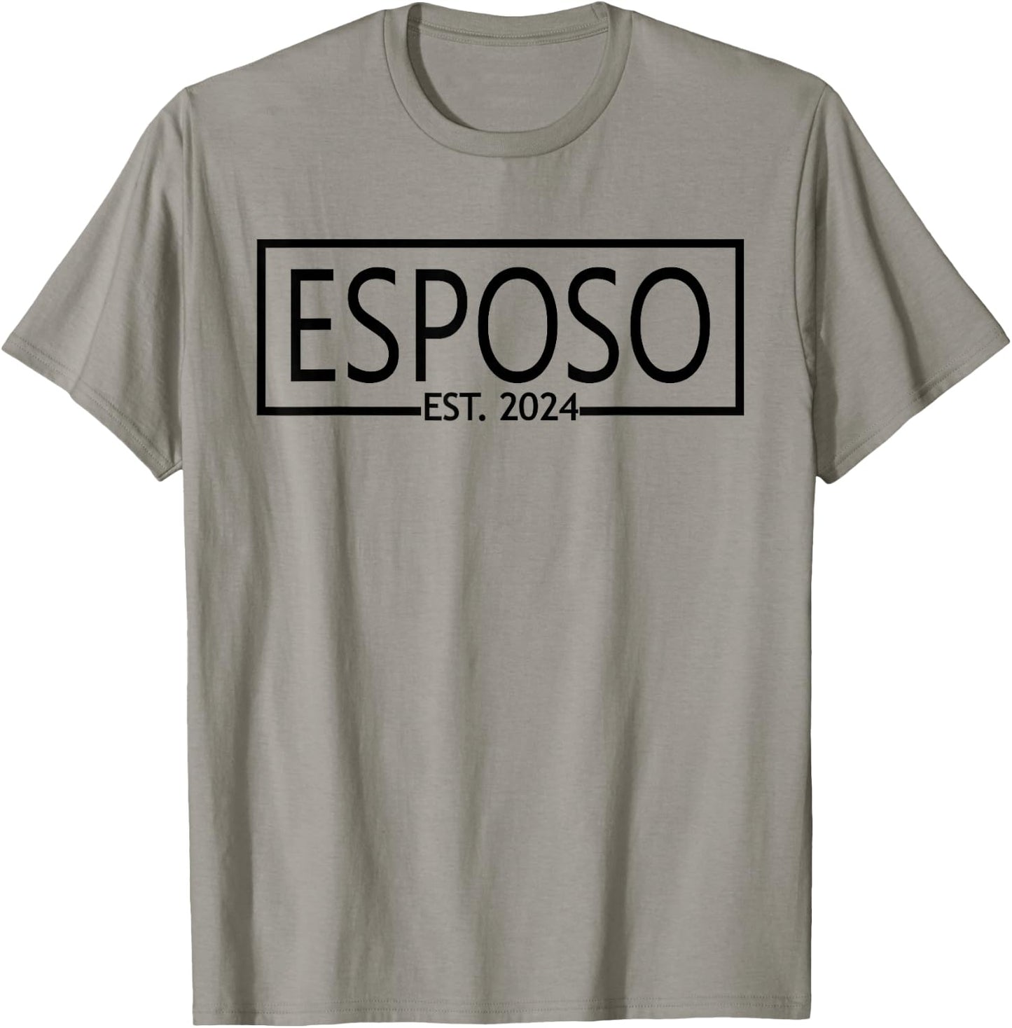 Esposo Est. 2024, Wedding Latino Spanish Husband Married T-Shirt - T-Shirt | Sand