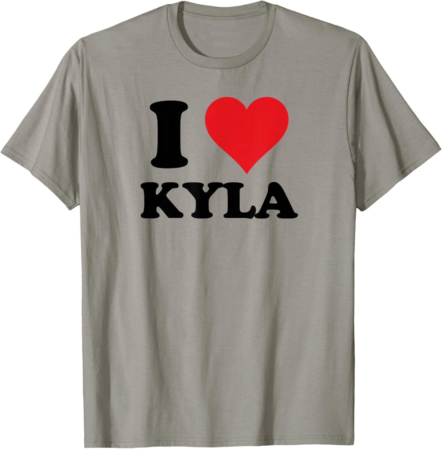 I Heart Kyla First Name I Love Personalised Stuff T-Shirt - T-Shirt | Sand