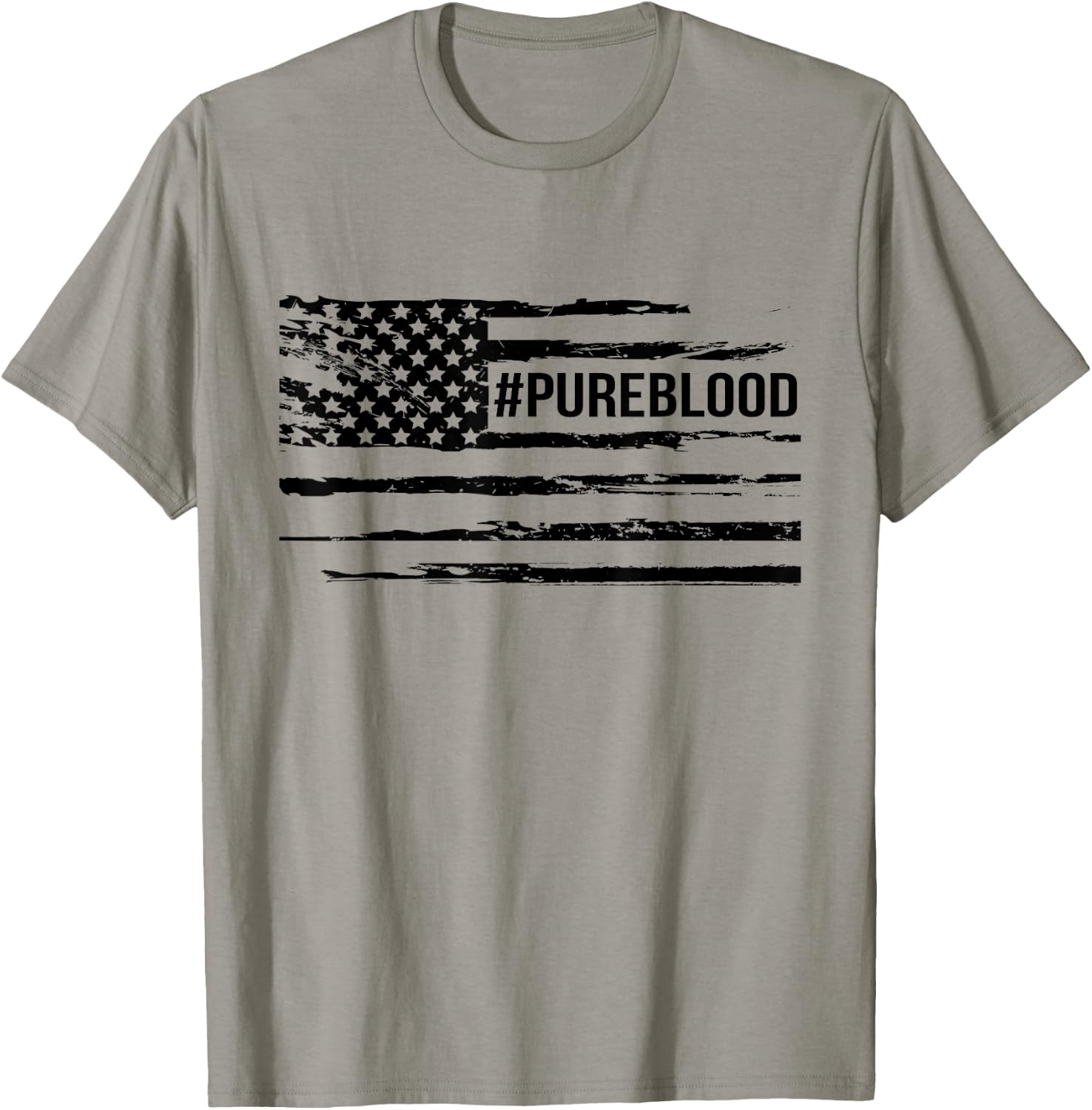 Pure Blood Movement #Pureblood Freedom Vintage Patriotic T-Shirt - T-Shirt | Sand