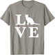 Funny Valentines Day I Love Cats Kitty Cat Lover T-Shirt - T-Shirt | Sand