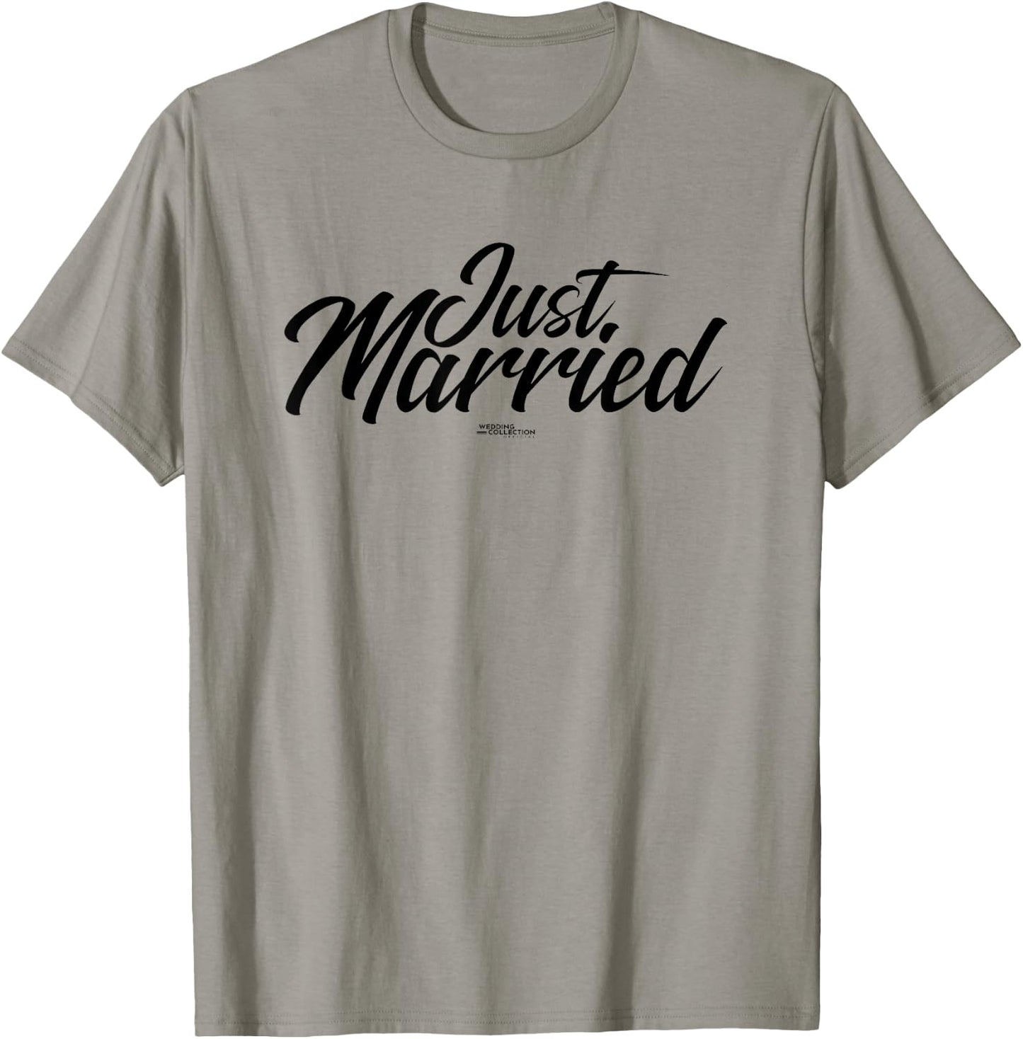 Just Married Wedding T-Shirt - T-Shirt | Sand