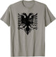 Albanian Flag Shirt Double Headed Eagle Albania T-Shirt - T-Shirt | Sand