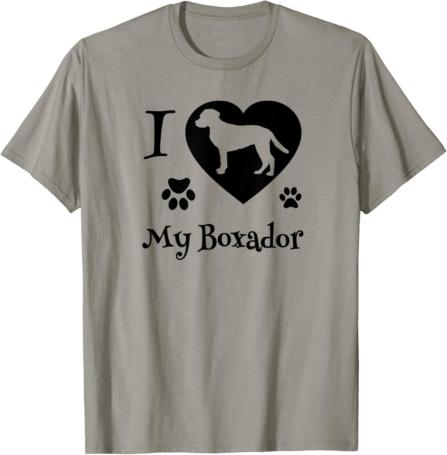 Boxador Shirt Design for Boxador Dog Lovers Men Women Kids T-Shirt - T-Shirt | Sand