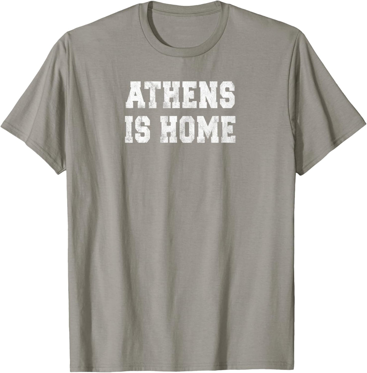 Athens Ohio Is Home City Love Collegiate Style T-Shirt - T-Shirt | Sand
