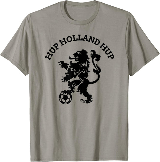 Hup Holland Hup Orange Football Soccer Ball Travel T-Shirt - T-Shirt | Sand