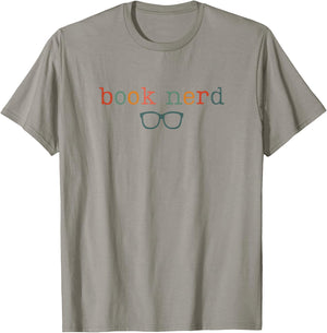 Book Nerd, Funny Bookish T-Shirt - T-Shirt | Sand