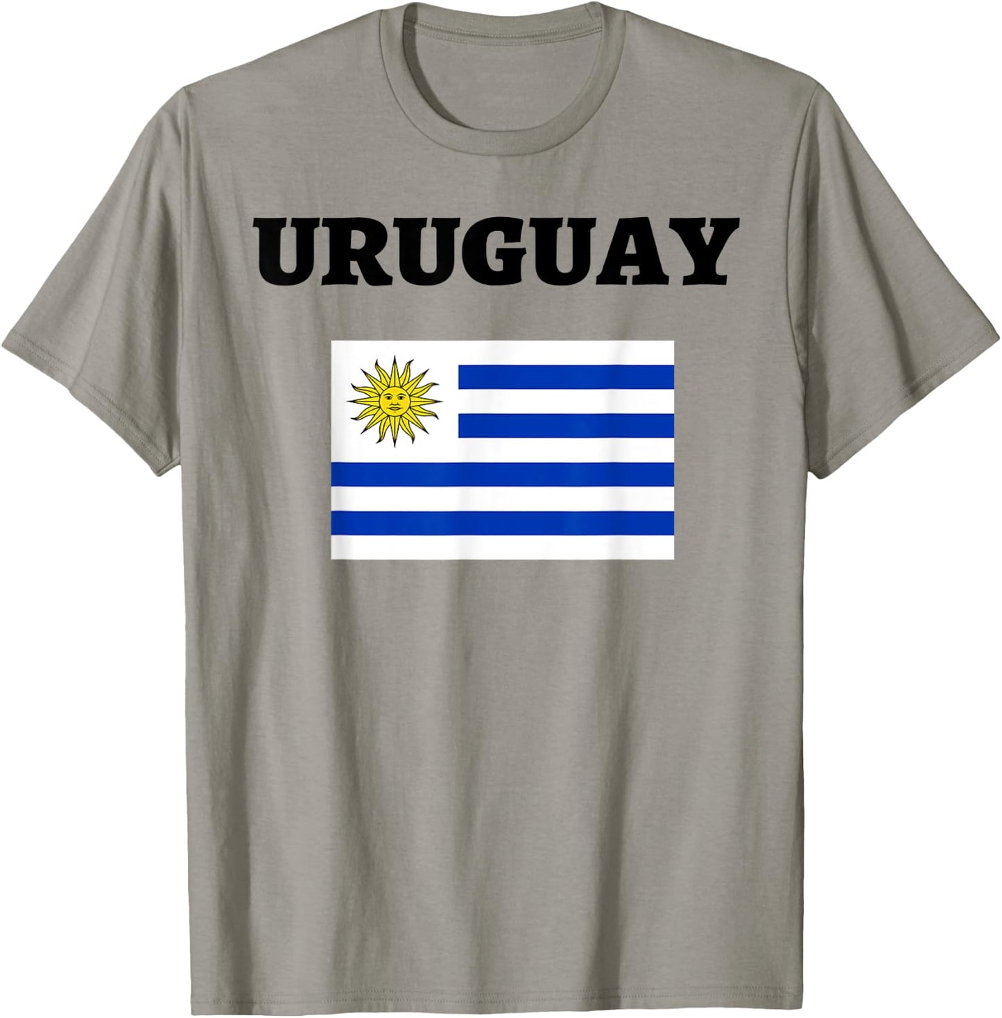 Uruguay Flag-Soccer Jersey-Football T Shirt T-Shirt - T-Shirt | Sand
