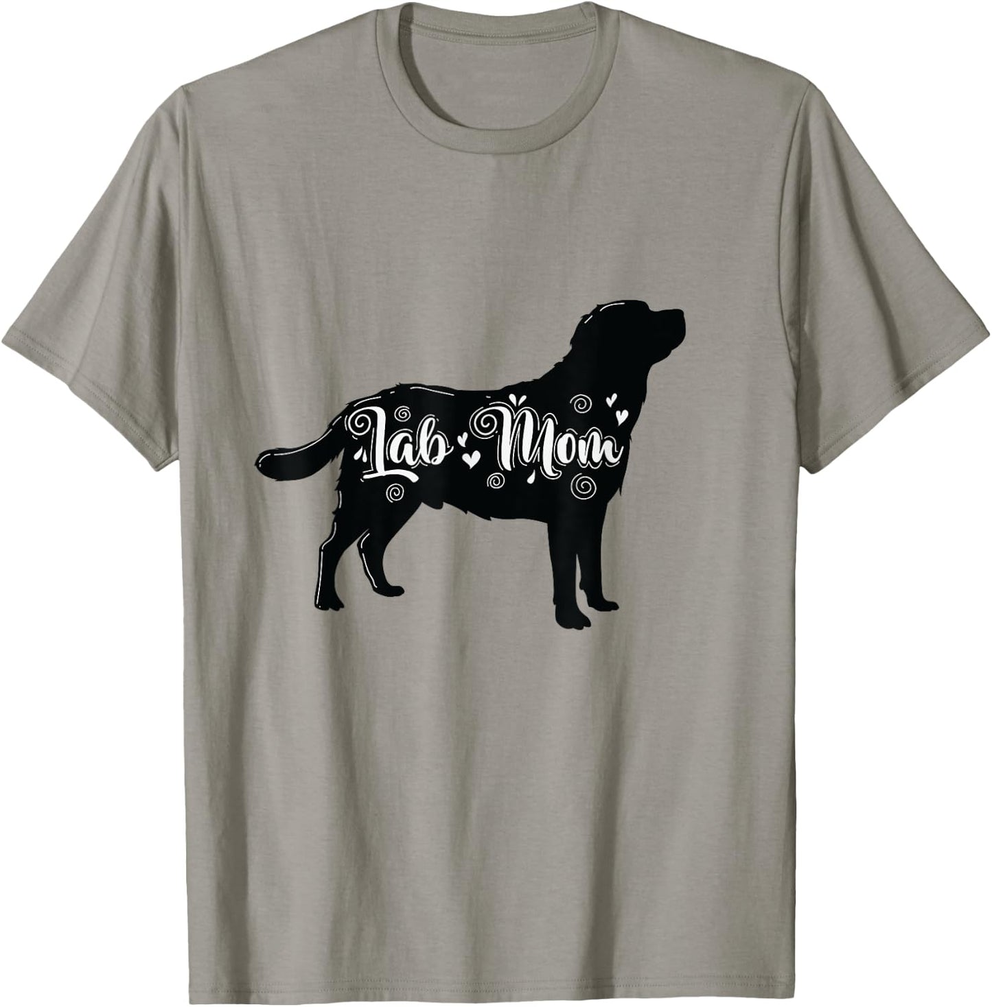 Lab Mom Labrador Dog Men Women T-Shirt - T-Shirt | Sand