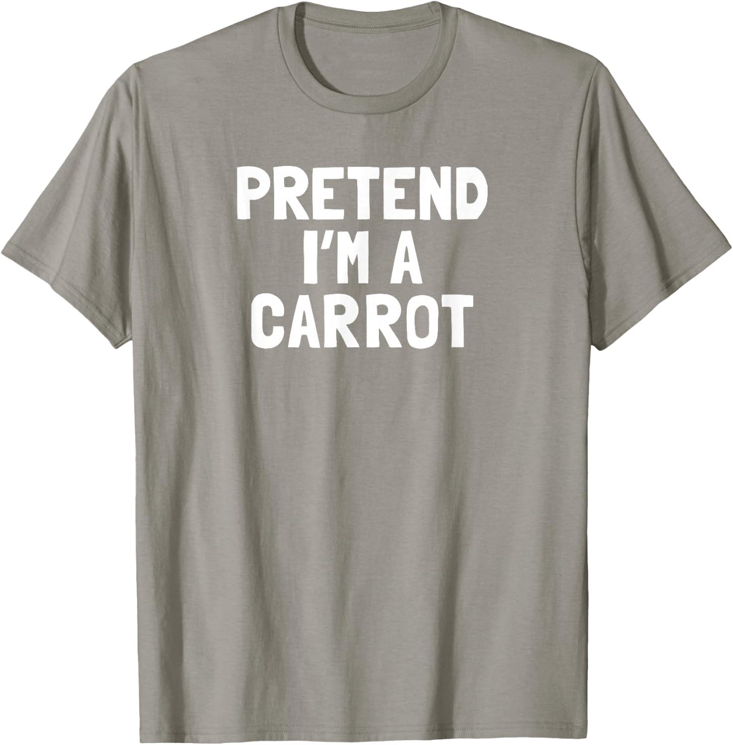 Pretend I'm A Carrot Halloween Costume T-Shirt - T-Shirt | Sand