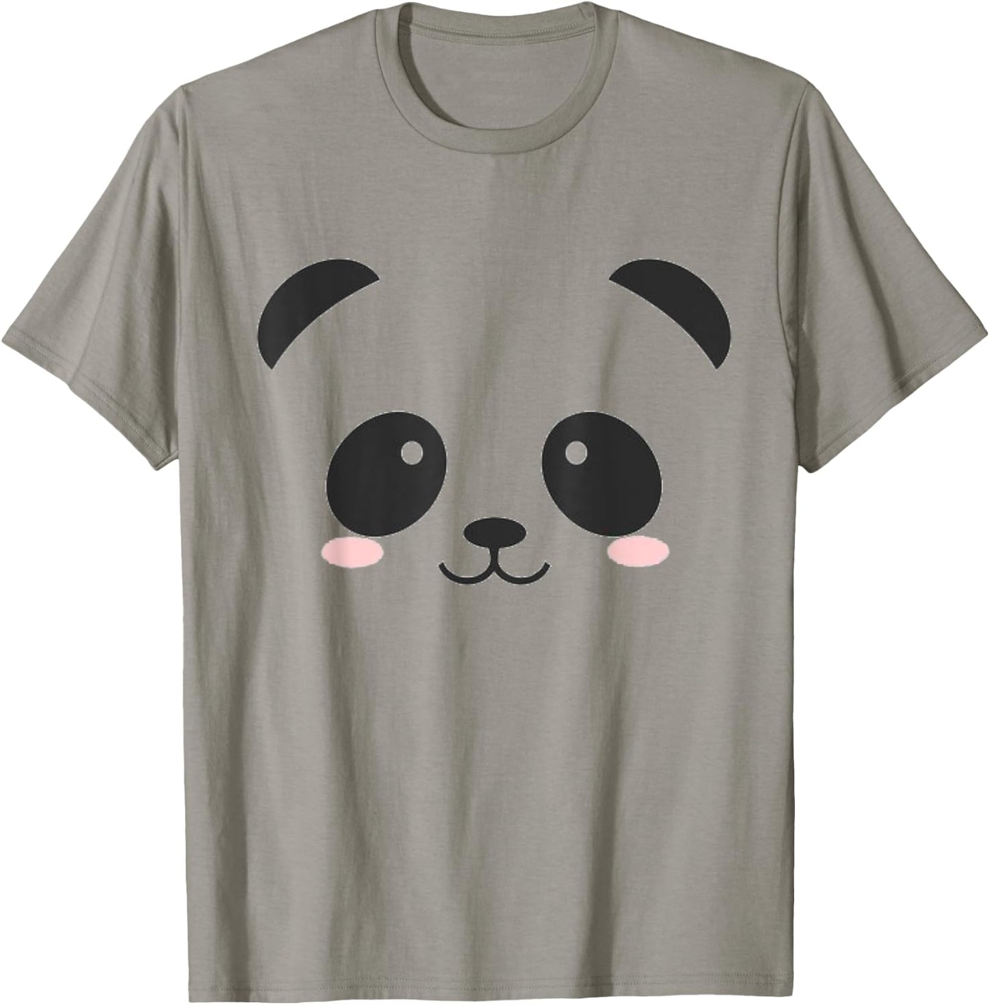 Cute Halloween Panda Bear Face Costume Kids Gift T-Shirt - T-Shirt | Sand