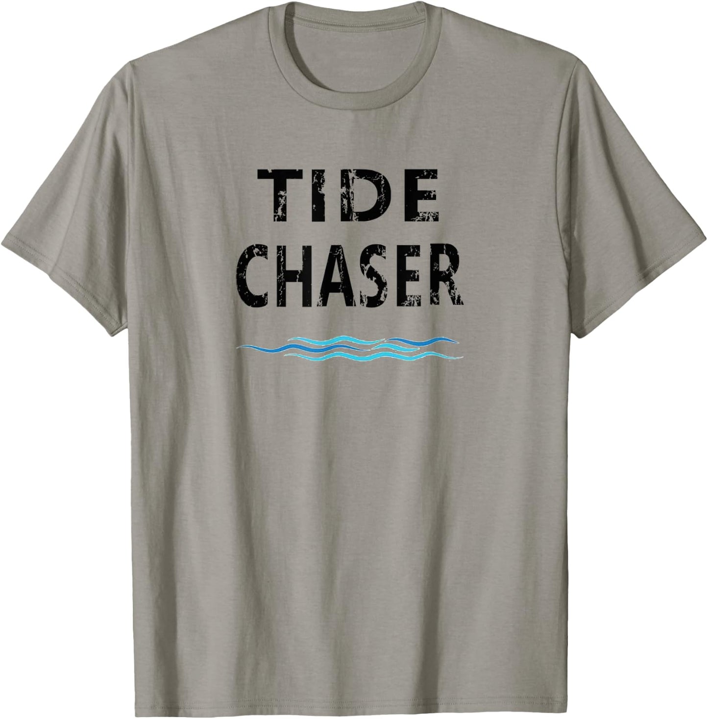 Tide Chaser - Low Tide High Tide Saltwater Fishing T-Shirt - T-Shirt | Sand