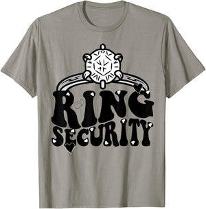 Ring Security Kids Ring Bearer Boys Wedding Tuxedo Party T-Shirt - T-Shirt | Sand