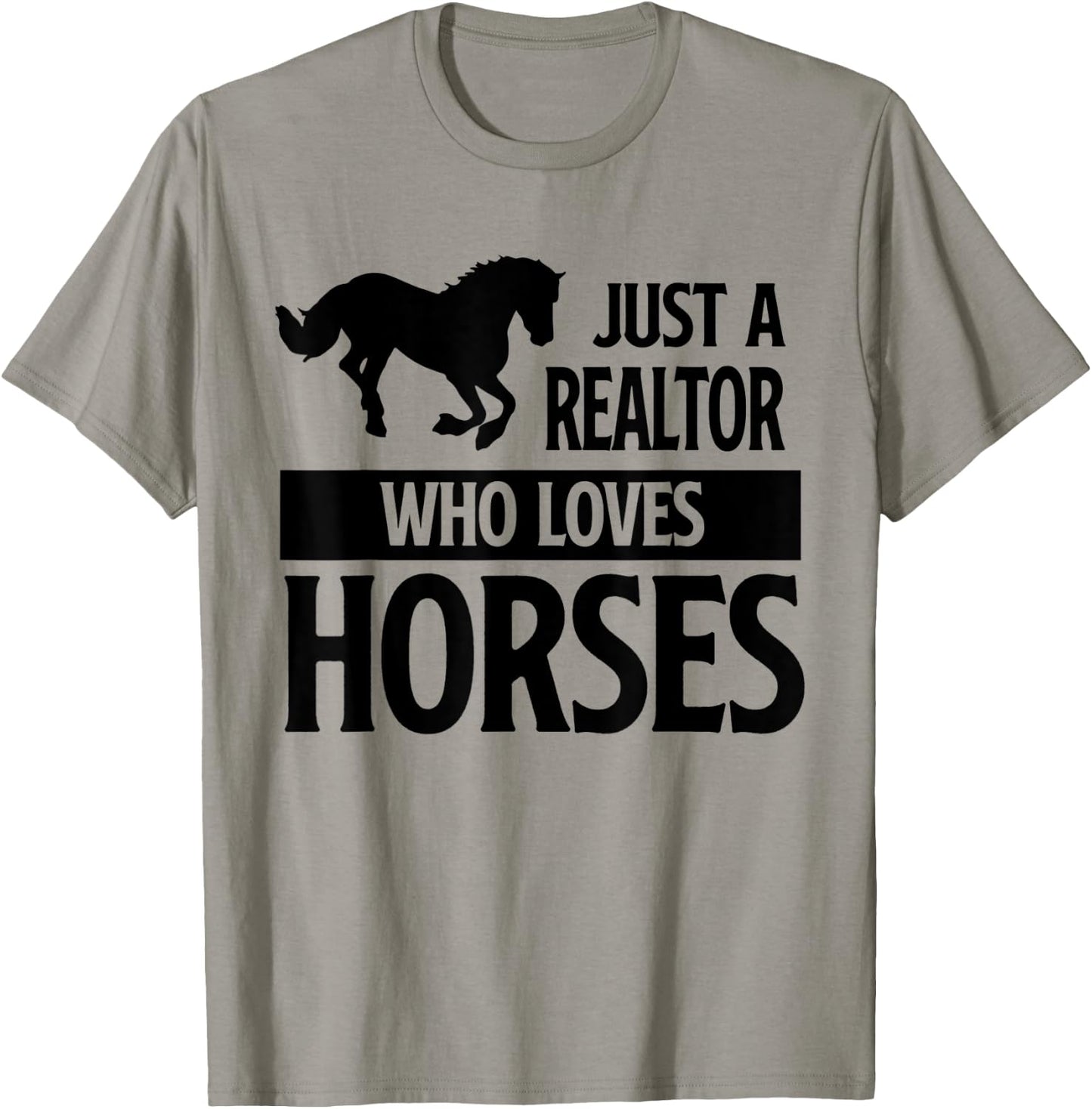 Real Estate Agent Western Horse Lover Ladies Realtor T-Shirt - T-Shirt | Sand