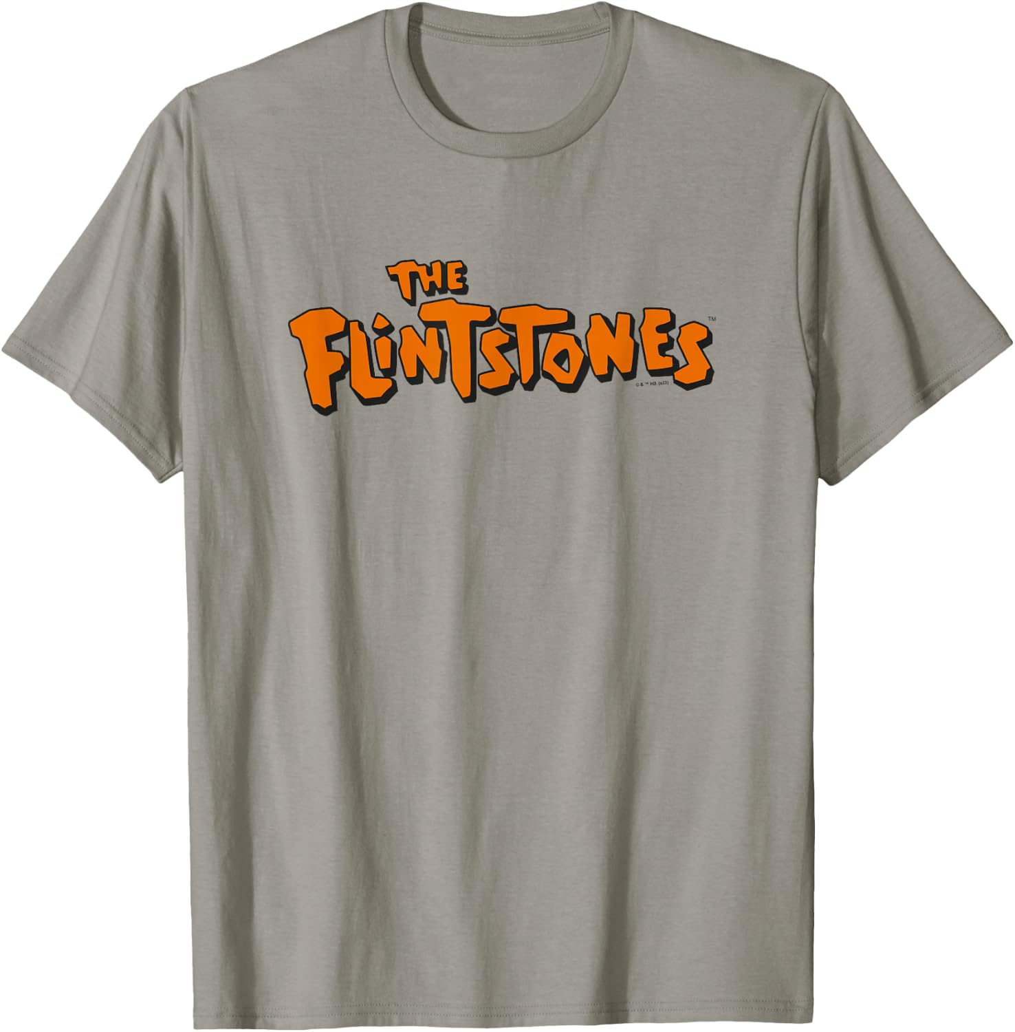 The Flintstones Logo on White T-Shirt - T-Shirt | Sand