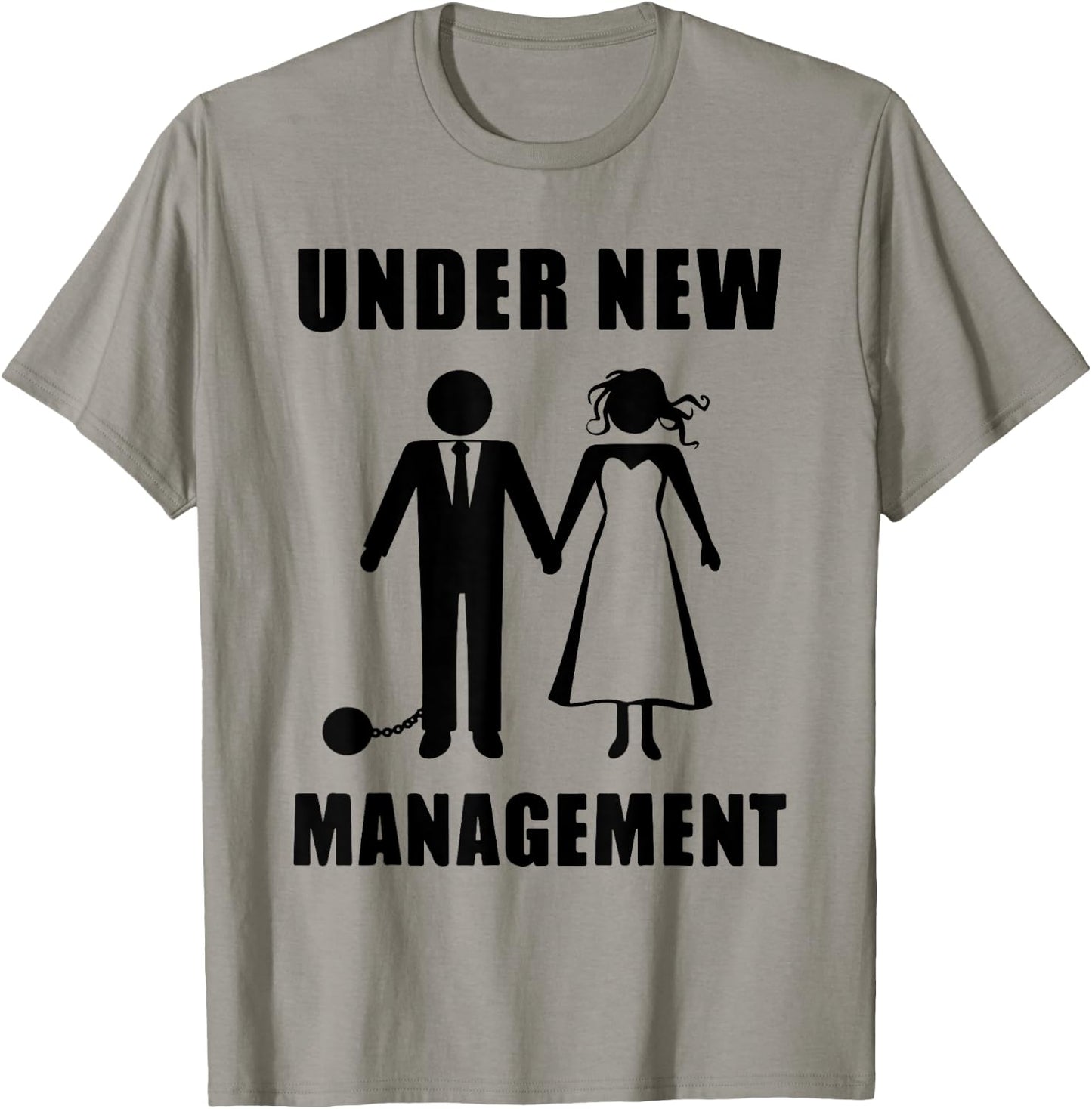 Bachelor Party Groom Stag Do Wedding Funny New Management T-Shirt - T-Shirt | Sand
