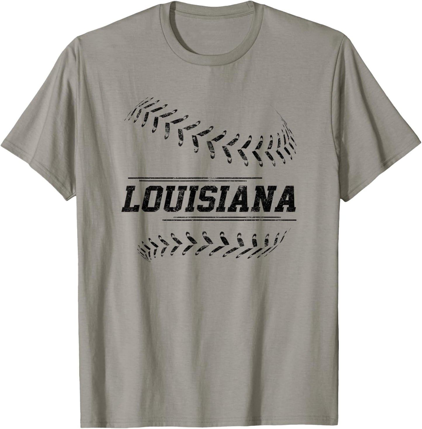 Louisiana Baseball State Pride Team Sport T-Shirt - T-Shirt | Sand