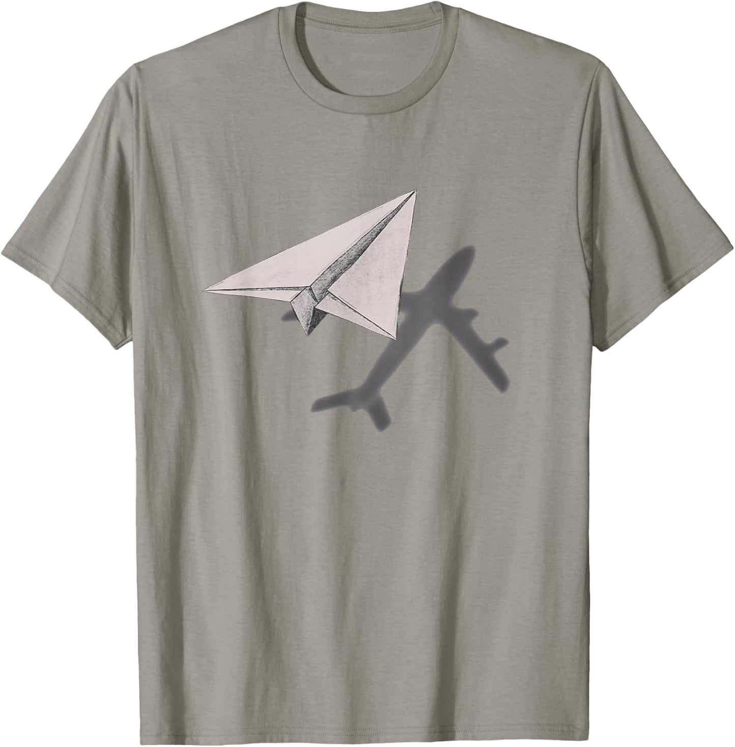 Funny Pilot paper Airplane for CO-pilots BOYS PARTY T-Shirt - T-Shirt | Sand