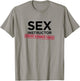Sex Instructor First Lesson Free - Funny Bachelorette T-Shirt - T-Shirt | Sand