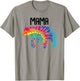 Mama Bear Rainbow Tye Dye Bear Matching Family T-Shirt - T-Shirt | Sand