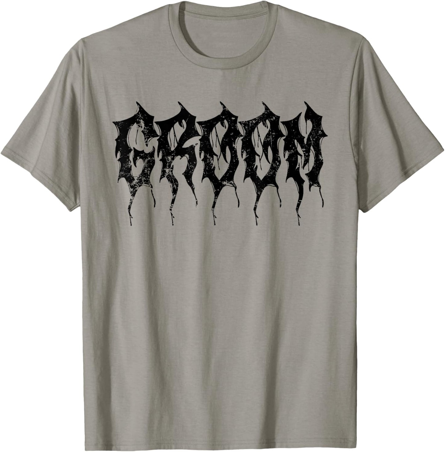 Groom, But In DeathMetal Font, Heavy Music Wedding Day T-Shirt - T-Shirt | Sand