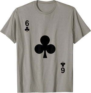 Six of Clubs Blackjack Cards Poker 21 6 Shirt T-Shirt - T-Shirt | Sand