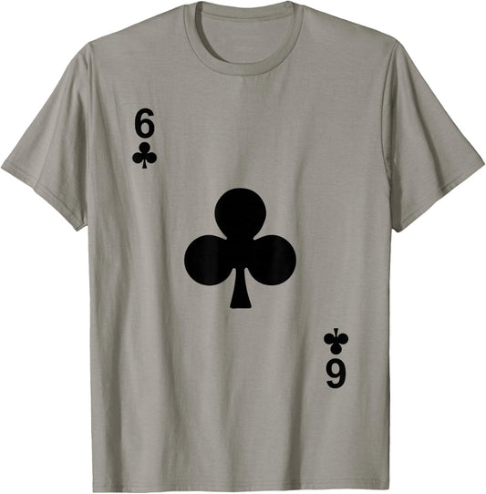 Six of Clubs Blackjack Cards Poker 21 6 Shirt T-Shirt - T-Shirt | Sand