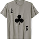 Six of Clubs Blackjack Cards Poker 21 6 Shirt T-Shirt - T-Shirt | Sand