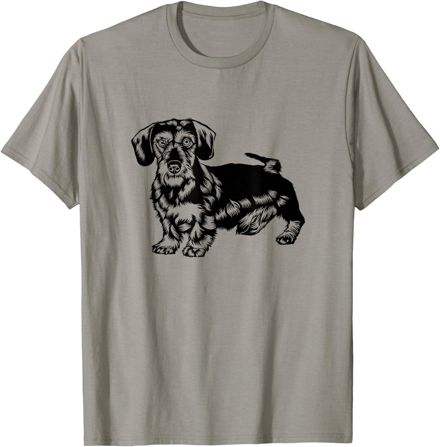 Wire-haired dachshund dog dog owner men women children T-Shirt - T-Shirt | Sand