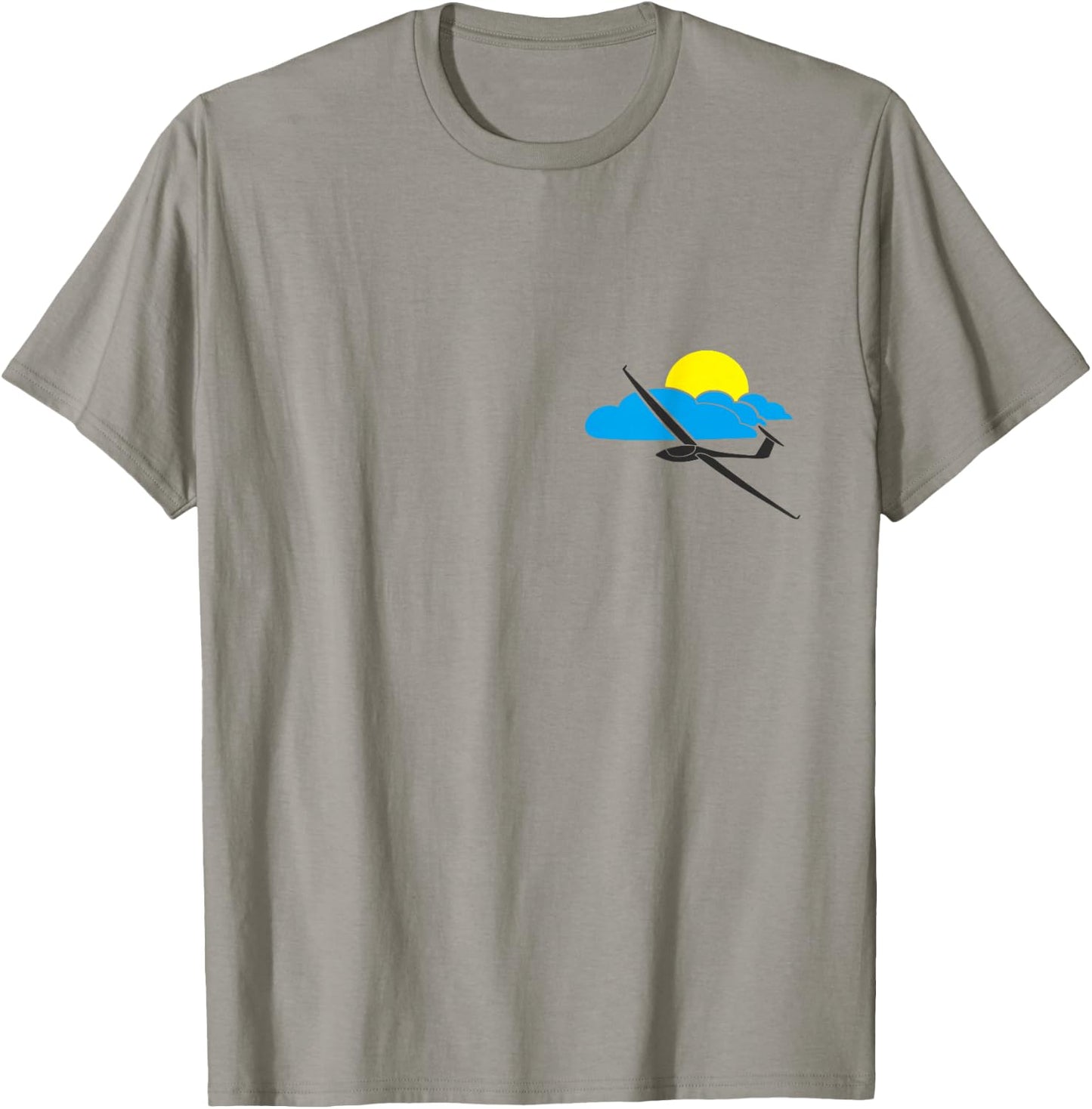 Gliding Glider Pilot Soar Soaring Thermals Sailplane T Shirt T-Shirt - T-Shirt | Sand