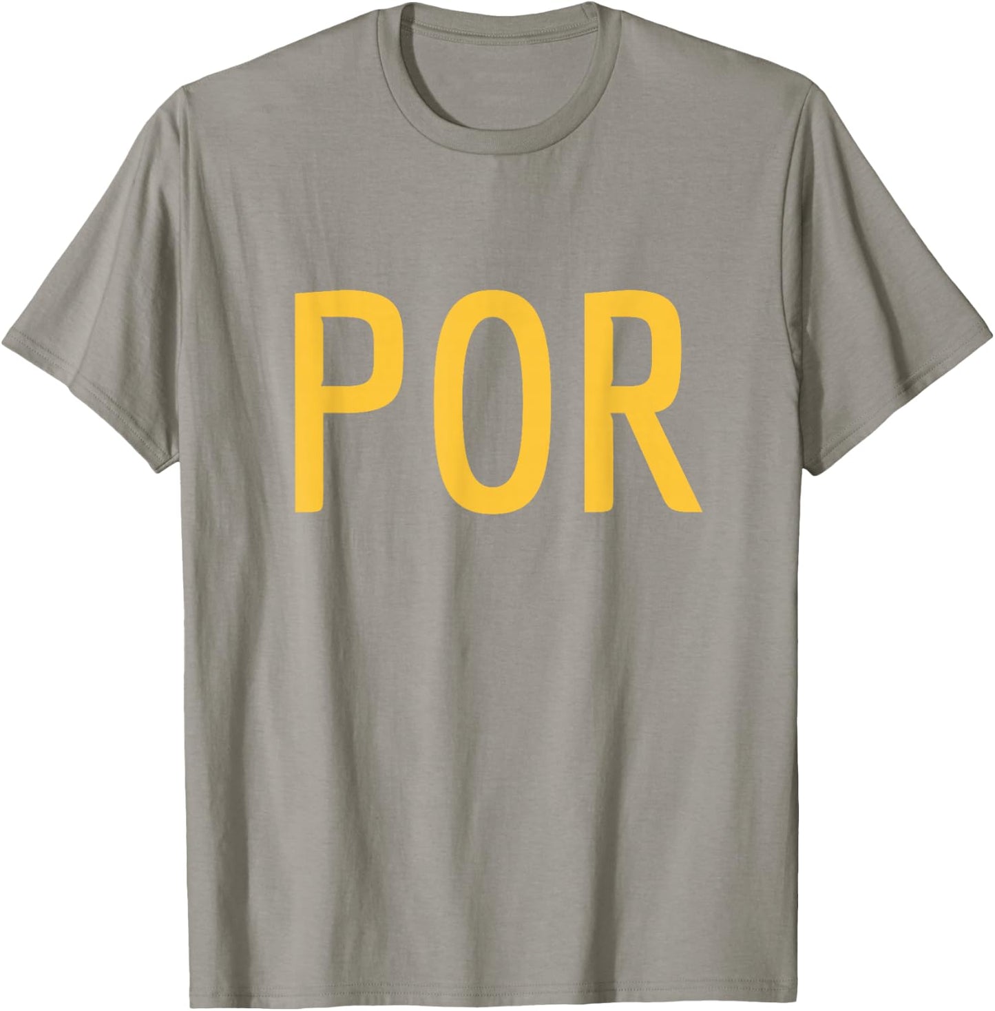 POR - Portugal Three Part Design - Portuguese Flag Part 1 T-Shirt - T-Shirt | Sand