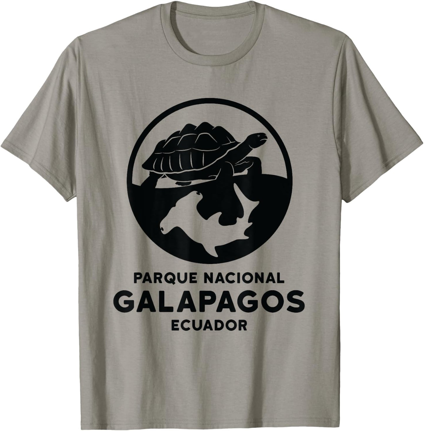 Turtle Hammerhead Shark Galapagos National Park T-Shirt - T-Shirt | Sand