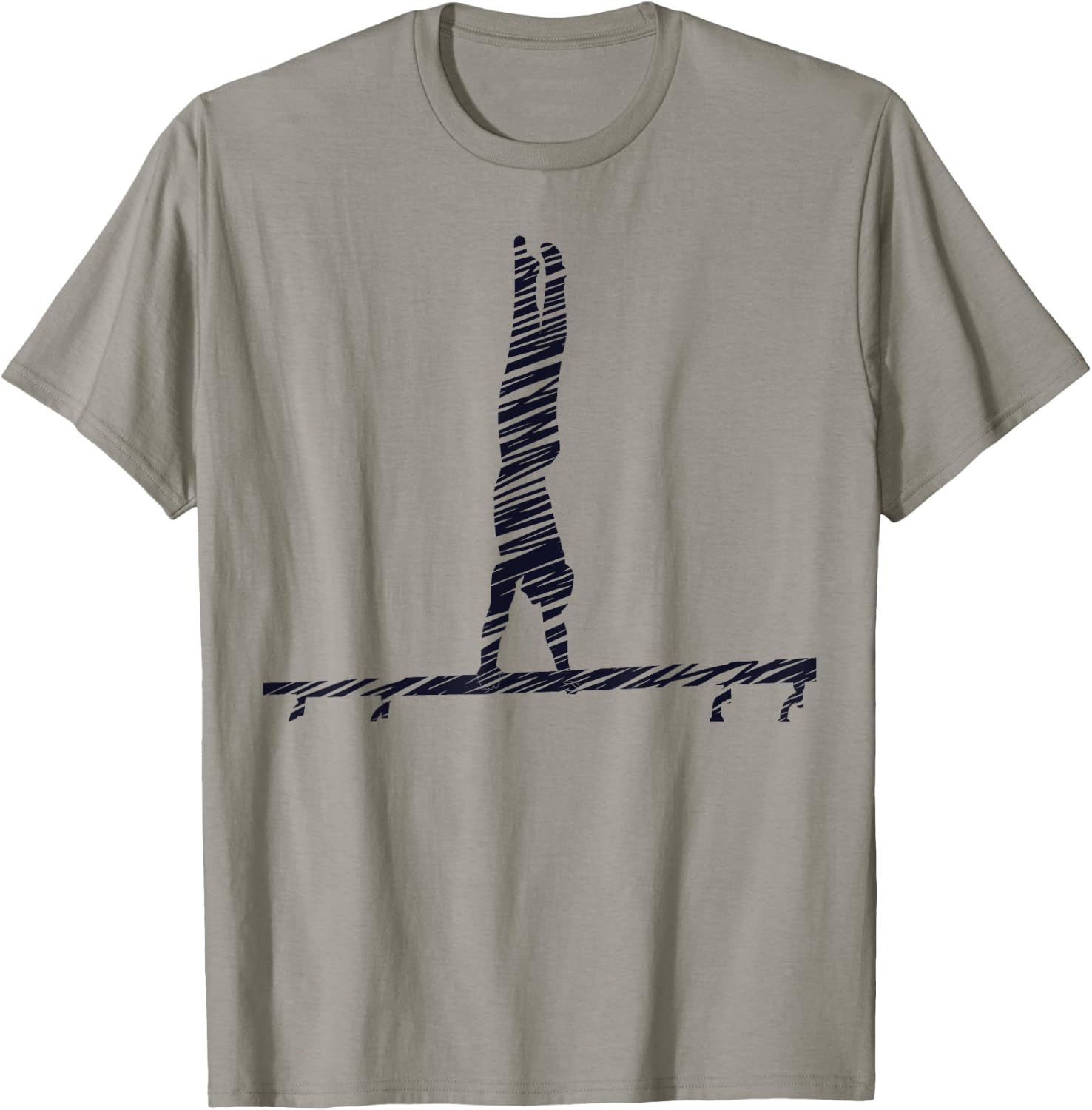 Gymnastics Fan Vintage Design T-Shirt - T-Shirt | Sand