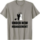 Under New Management Wedding Ball Chain Funny T-Shirt - T-Shirt | Sand