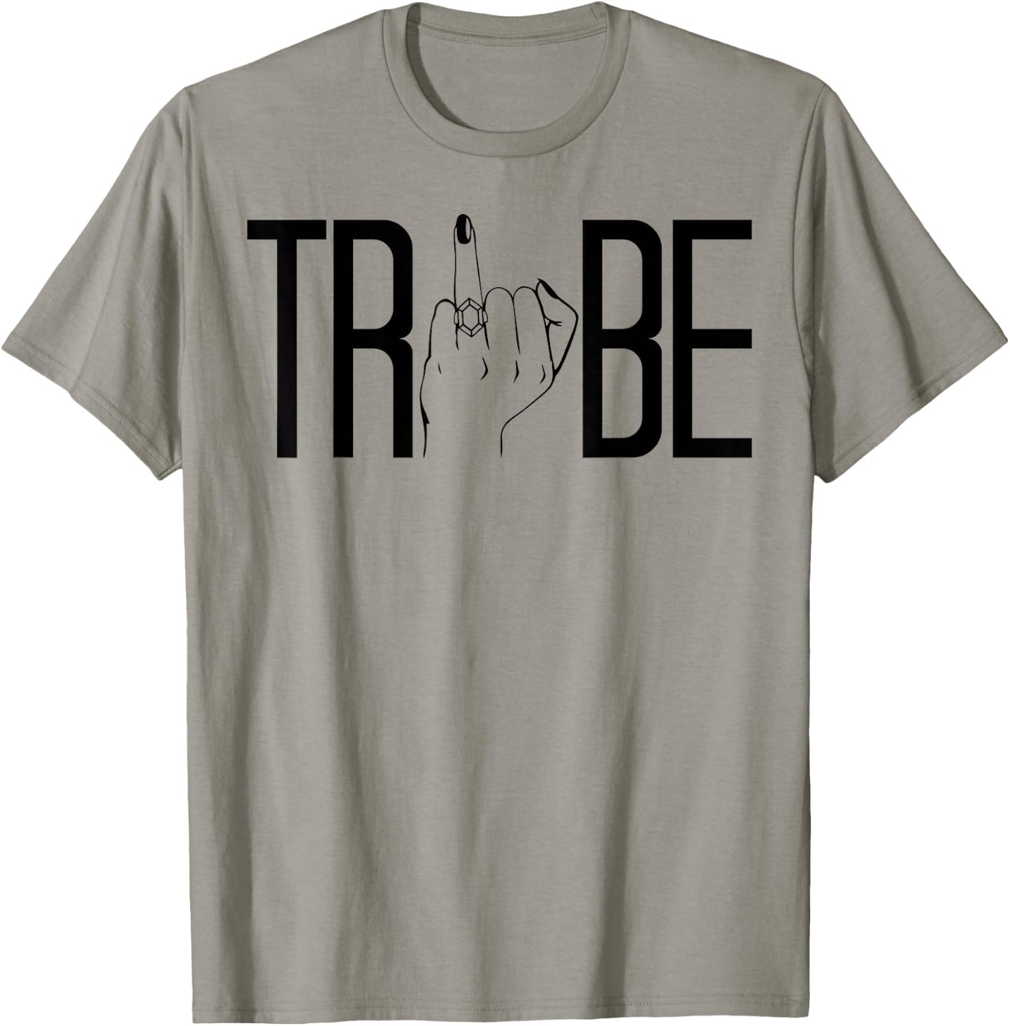 Tribe Ring Finger Wedding Bridal Bachelorette Party Matching T-Shirt - T-Shirt | Sand