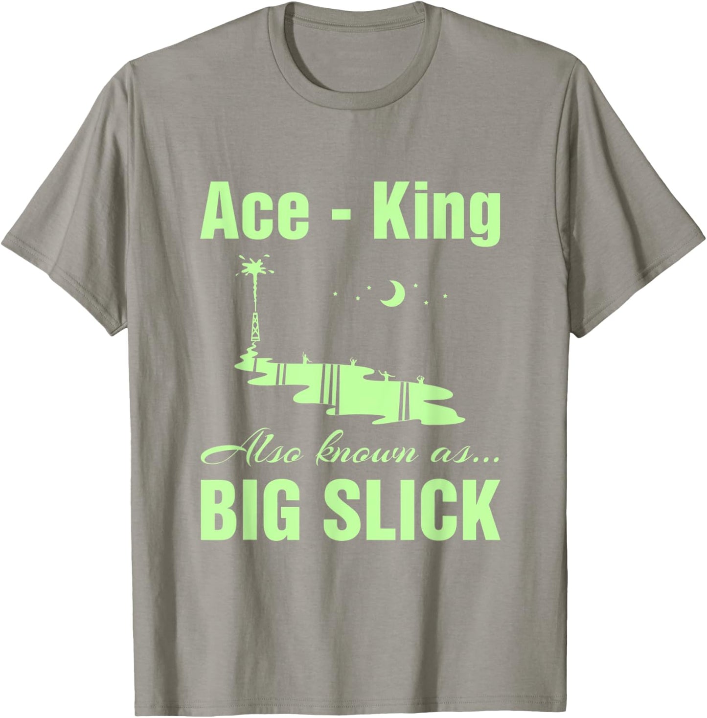 Big Slick. Ace King. Hand Nicknames. Poker Player Gifts. T-Shirt - T-Shirt | Sand
