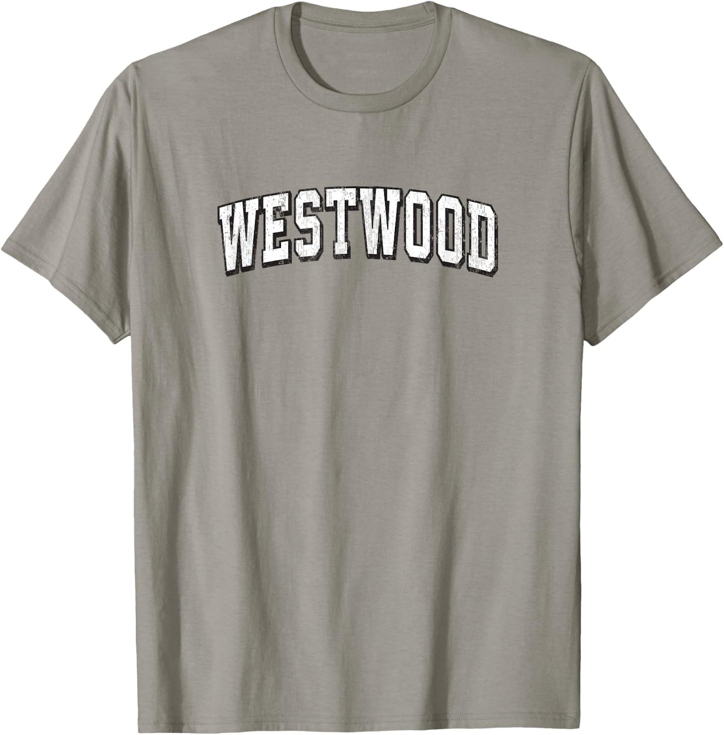 Westwood California Vintage Athletic Sports B&W Print T-Shirt - T-Shirt | Sand
