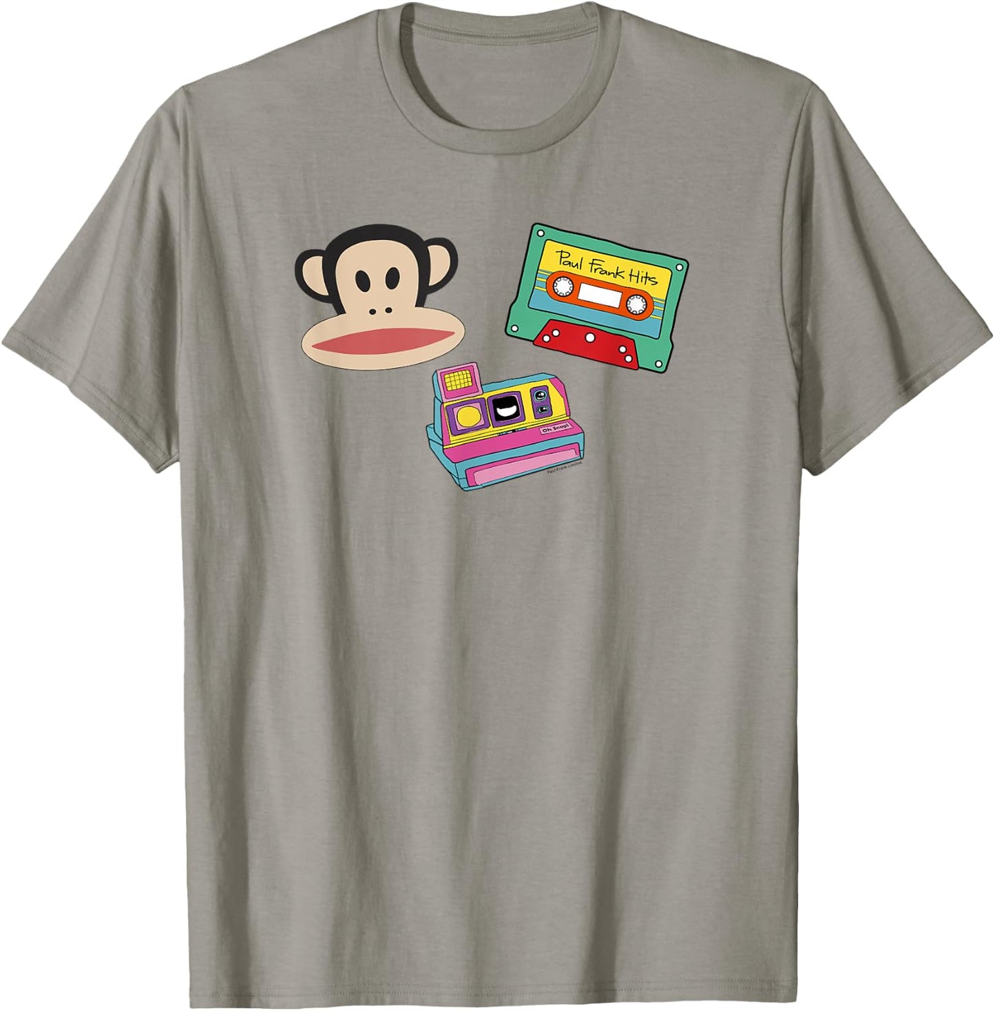 Paul Frank Julius Polaroid And Tape Poster T-Shirt - T-Shirt | Sand