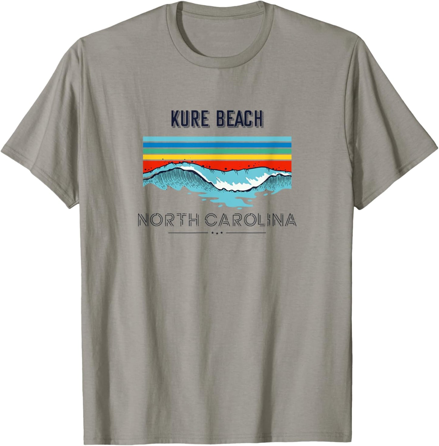 Kure Beach Souvenir - North Carolina Reminder Men Women Kids T-Shirt - T-Shirt | Sand