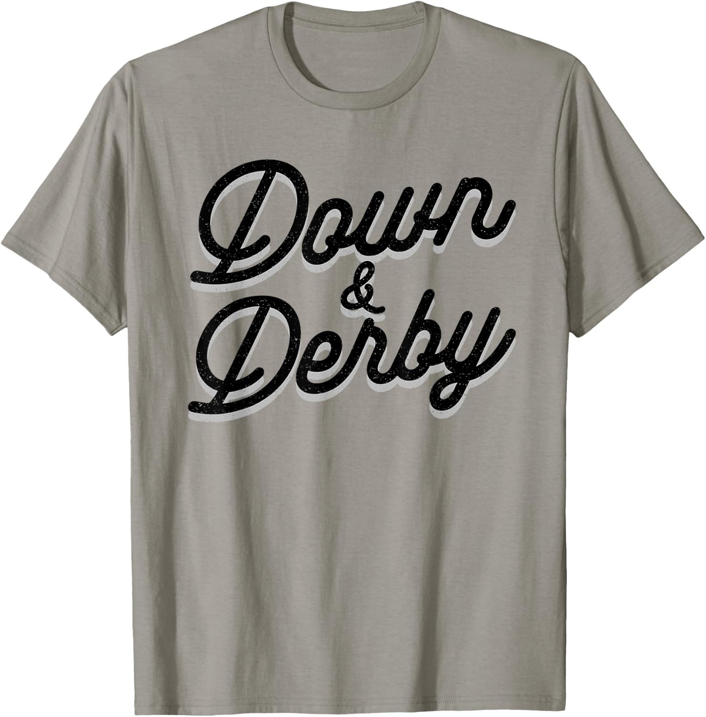 Funny Horse Racing Vintage Down And Derby KY Derby Horse T-Shirt - T-Shirt | Sand