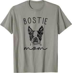 Bostie Mom Boston Terrier Dog Mother T-Shirt - T-Shirt | Sand