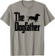The Dogfather Funny Dachshund Lover Gift Design for Dog Dads T-Shirt - T-Shirt | Sand