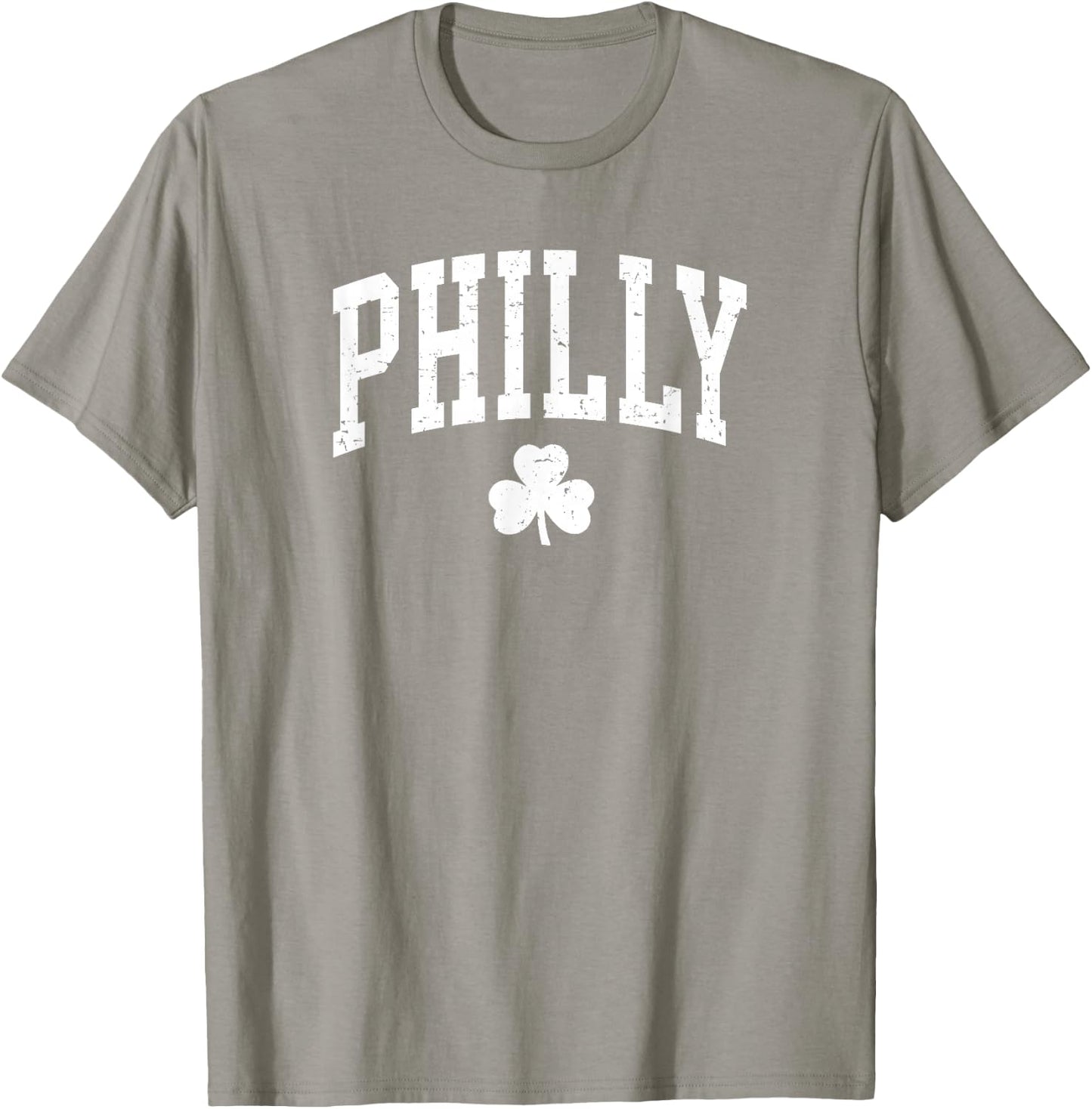 Retro Philly Philadelphia St Patricks Day Clover Boys Girls T-Shirt - T-Shirt | Sand