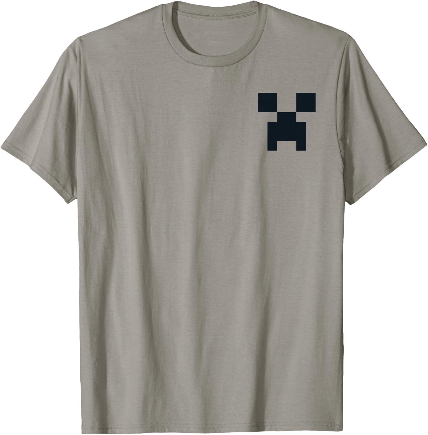 Minecraft Creeper Pocket Size T-Shirt - T-Shirt | Sand