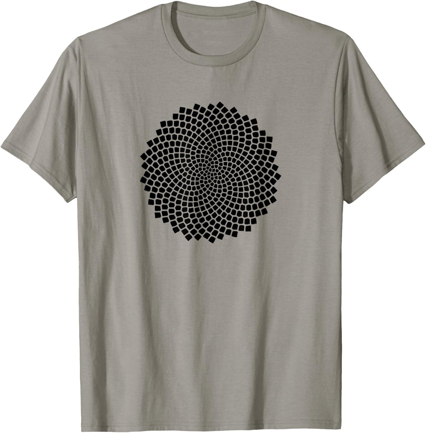 Sunflower Seed Fibonacci Phi Golden Ratio Math T-Shirt - T-Shirt | Sand