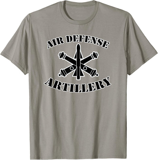 Army Air Defense Artillery Insignia Badge - Dark T-Shirt - T-Shirt | Sand