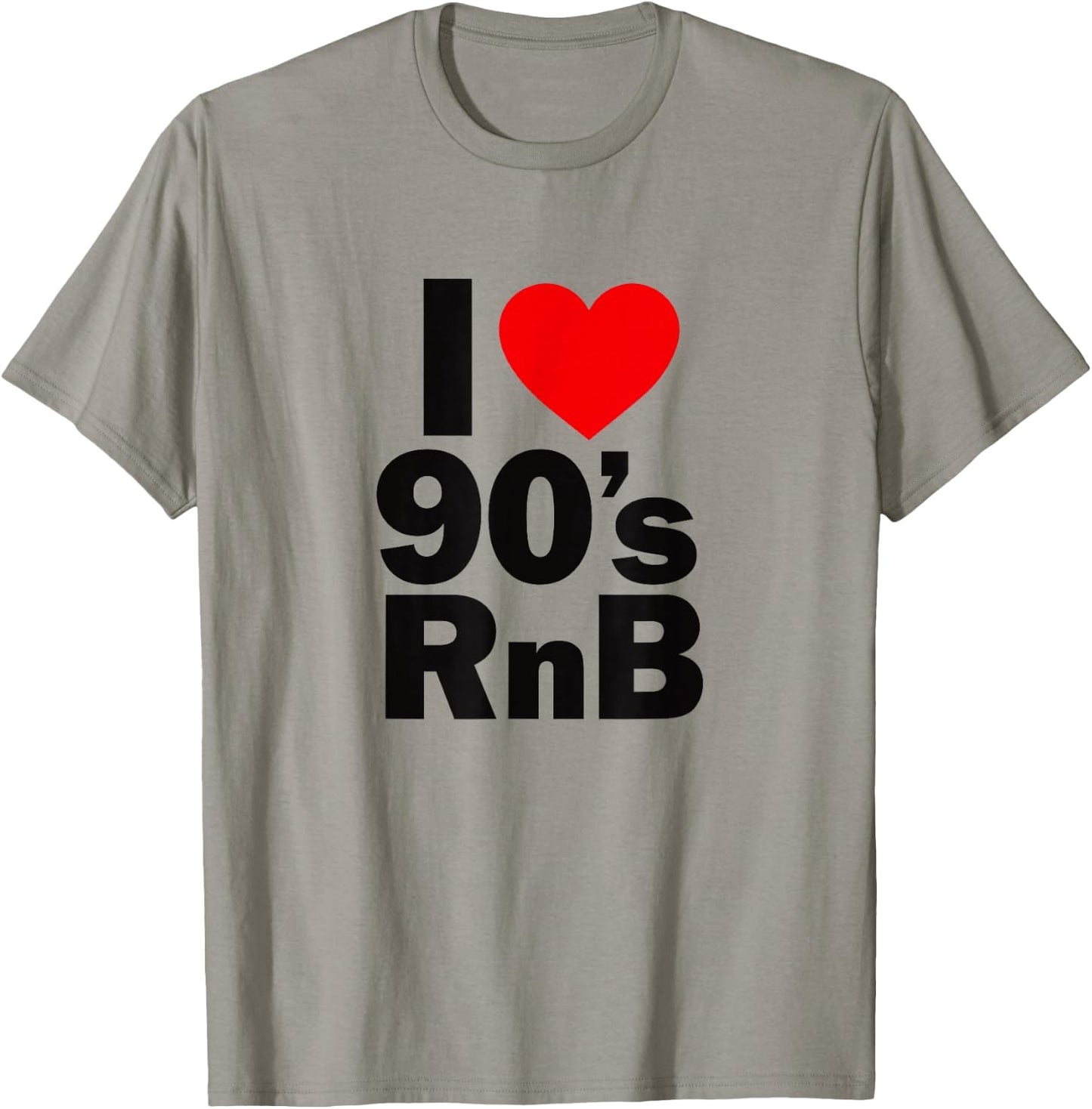 I Love 90's R&B Shirt - Old Skool Rnb Lovers T-Shirt - T-Shirt | Sand
