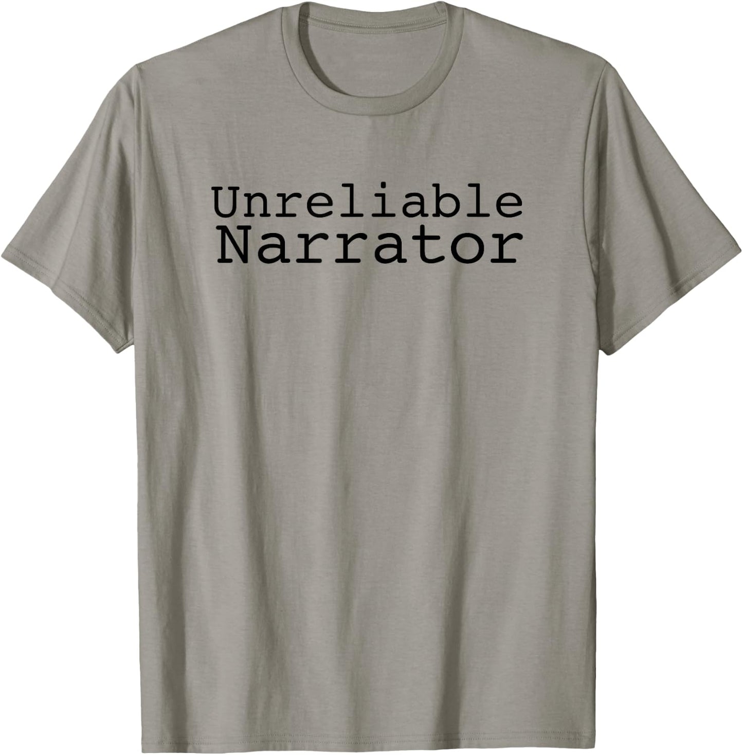 Unreliable Narrator - Point of View - Book T-Shirt - T-Shirt | Sand