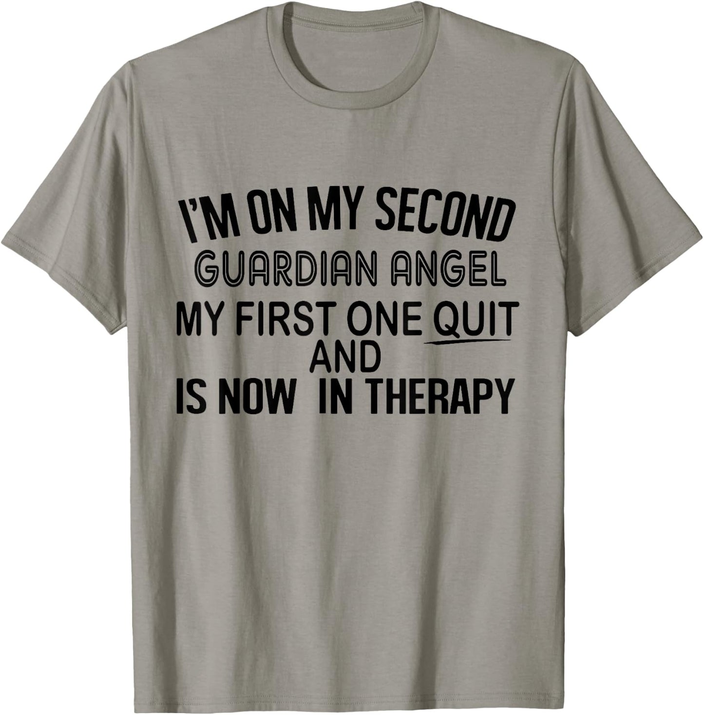 I'm On My Second Guardian Angel T-Shirt - T-Shirt | Sand