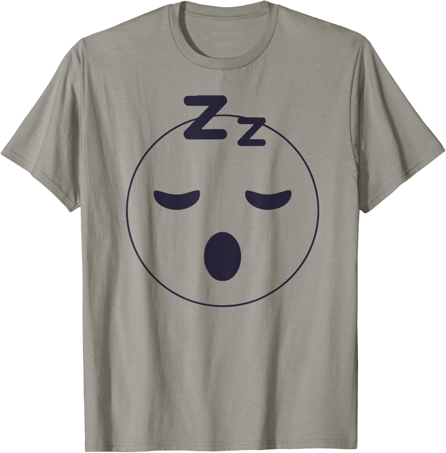 Sleep Emoticon Pajama Sleeping Pjs Men Women Pajamas T-Shirt - T-Shirt | Sand