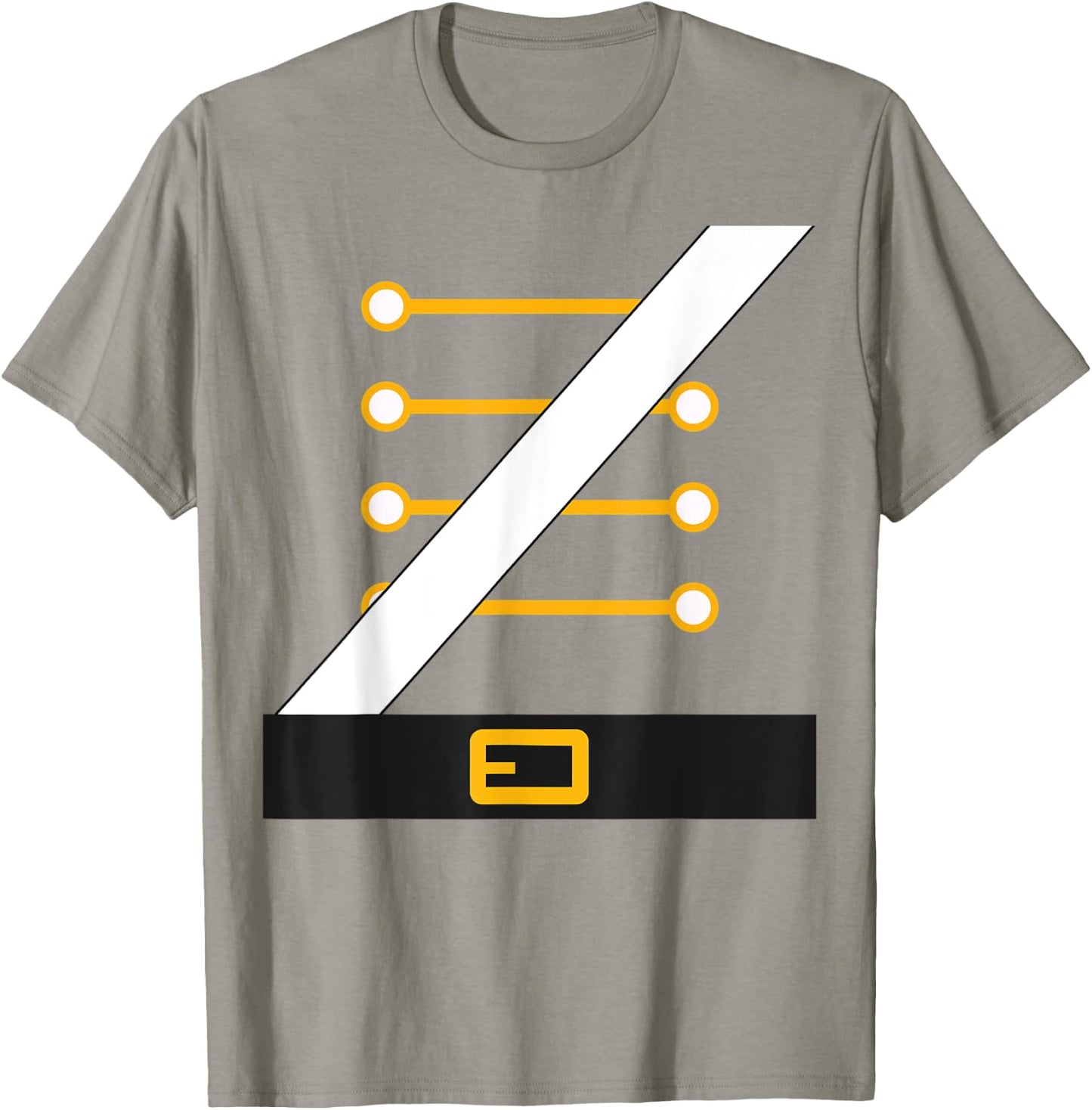 Nutcracker Costume Uniform Matching Toy Soldier Halloween T-Shirt - T-Shirt | Sand